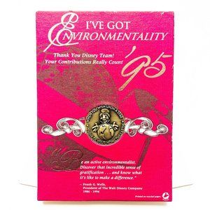 Vintage Disney Jiminey Cricket Coin Cast Member I've Got Environmentality 1995 M